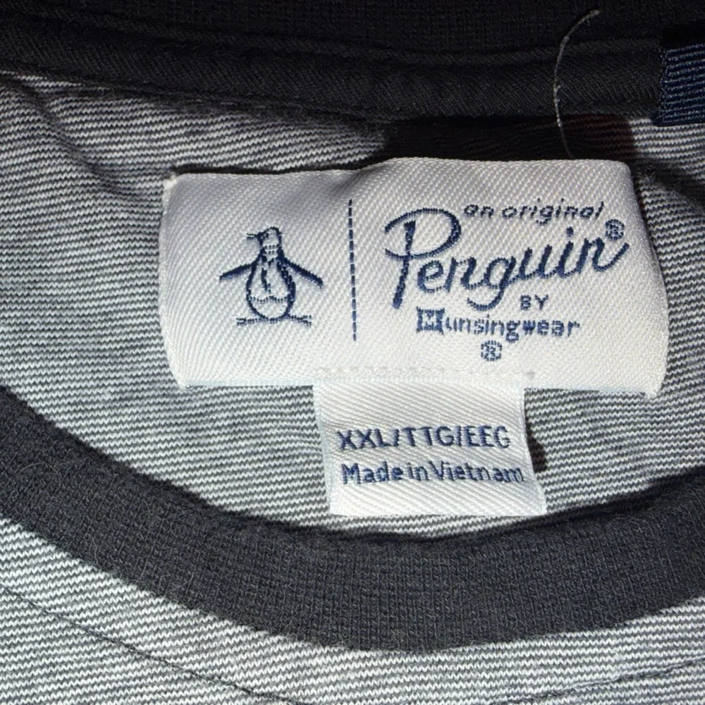 Men's size 2X Original Penguin Heather Gray Short Sleeve Tee, shirt, top‎